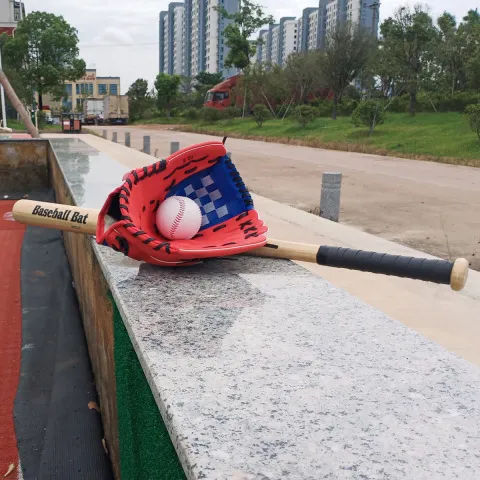 内野儿童捕手手套岑岑少年投手棒球棒球垒球成人PU加厚