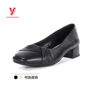 意尔康女鞋2026春季新款真皮设计感防滑舒适浅口单鞋251DA27321Y