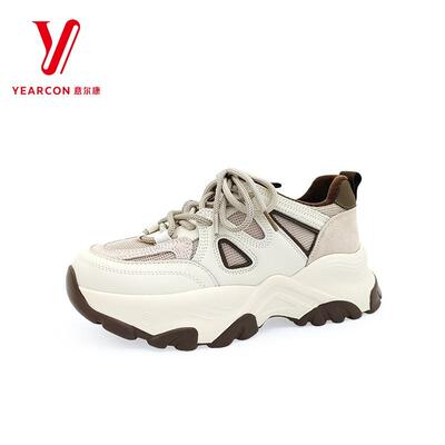 2025新款老爹鞋透气厚底休闲鞋