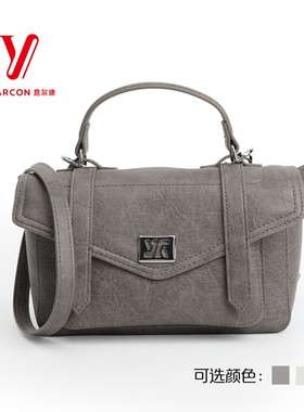 意尔康女包2025秋季新款邮差包百搭简约手提包单肩斜挎包55Y28452