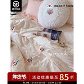 现货 小美私藏 甜美小樱桃ASAROOM韩国纯棉樱桃被套清新又可爱