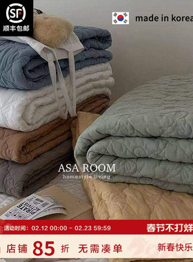 绝版！清仓断色断码床单 ASAROOM韩国莫代尔软糯刺绣蝴蝶结床盖