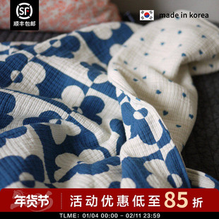 现货▲ ins爆款 小孩子大孩子都爱 ASAROOM 韩国纯棉毯子四季盖毯