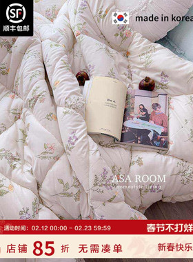 早秋床品~ASAROOM 小清新四季被 韩国正品抗菌除螨春秋 空调房用