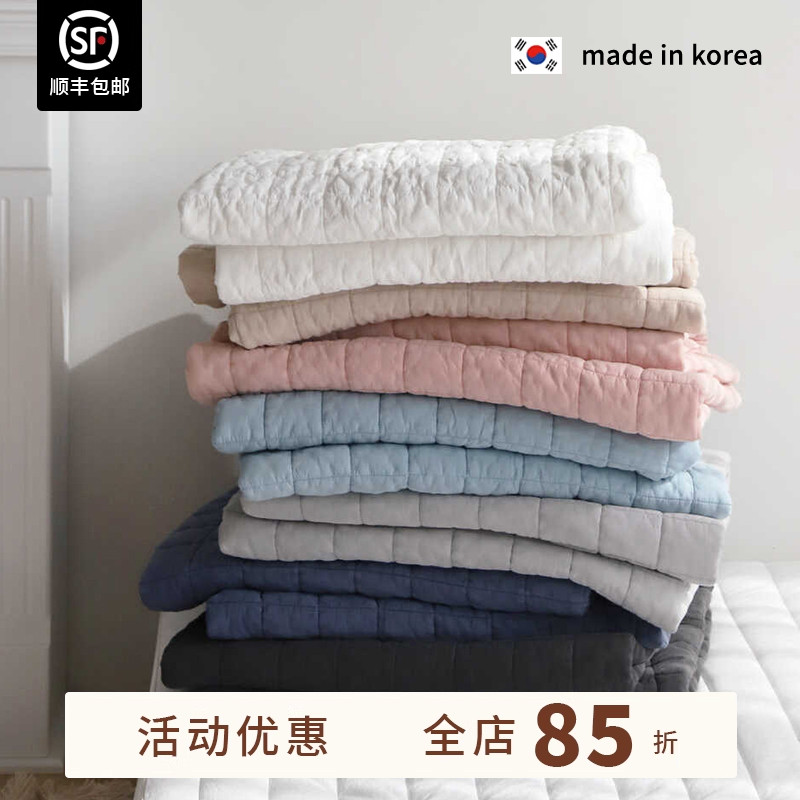 抗菌抗螨韩国纯棉床盖