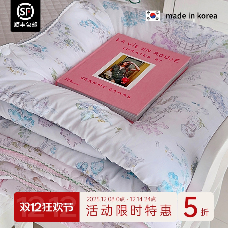 韩国莫代尔空调被春秋被一体被