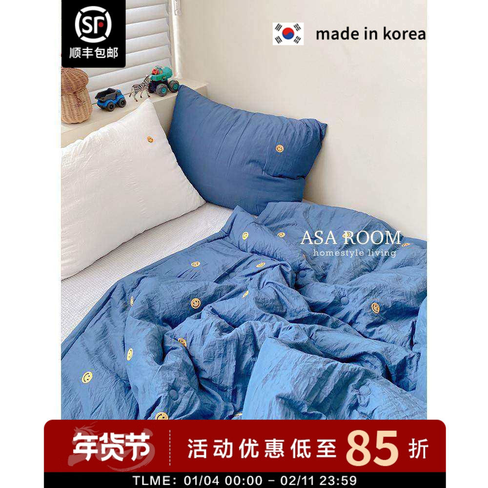 儿童床品~ASAROOM 韩国有莫代尔柔软刺绣儿童被 单人春秋四季被,床上用品,化纤被,淘宝优惠券,粉丝福利购,淘宝优惠卷