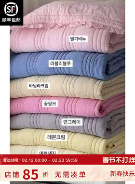 现货▲ 店主&小美自留 韩国ASAROOM纯棉高密度秋季空调被 可机洗