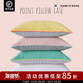 现货 asaroom 韩国进口100支高密度纯棉枕套纯手工制作枕头套