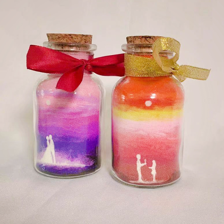 幸运许愿沙画瓶彩色沙子玻璃瓶创意生日礼物表白纪念日恋爱女友