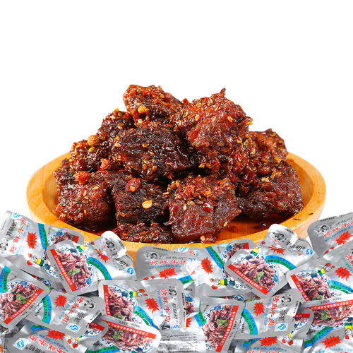 无添加郑新初香辣牛肉干五香