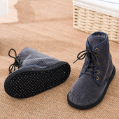 冬季 加厚保暖 雪地靴手工千层底棉鞋 棉鞋 马丁靴男软底百搭中帮男士