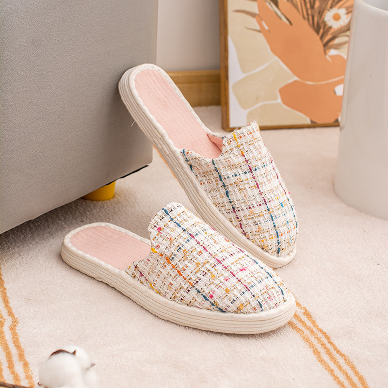 春秋款老北京千层底手工布鞋男女居家室内软底纯棉包头静音单拖鞋