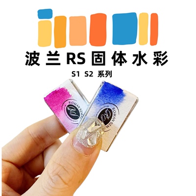 手工水彩颜料rs波兰小众