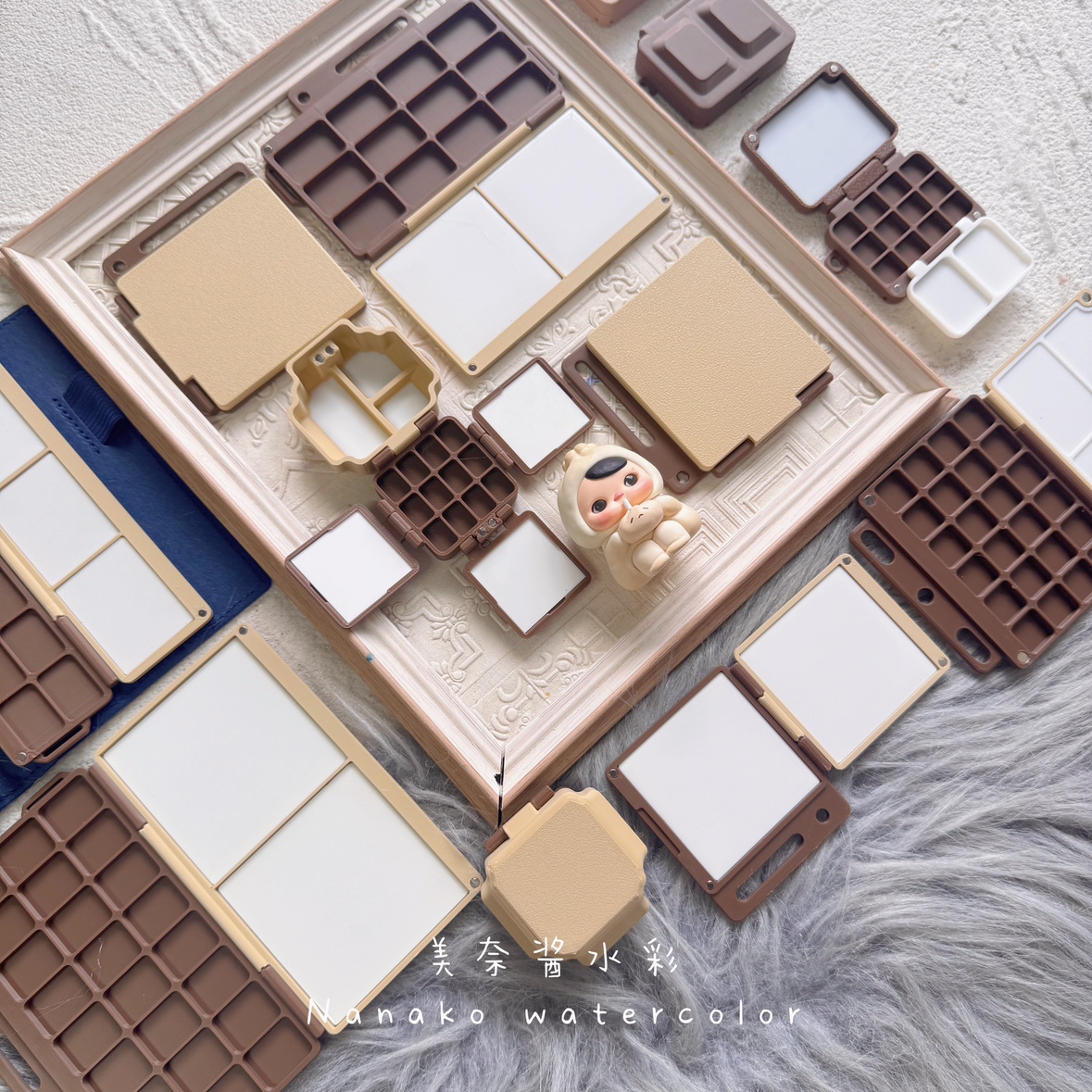 定制手工陶瓷水彩活页盒