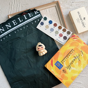 限定品牌赠品非卖品温莎牛顿笔搁史明克申内利尔夹子围裙周边