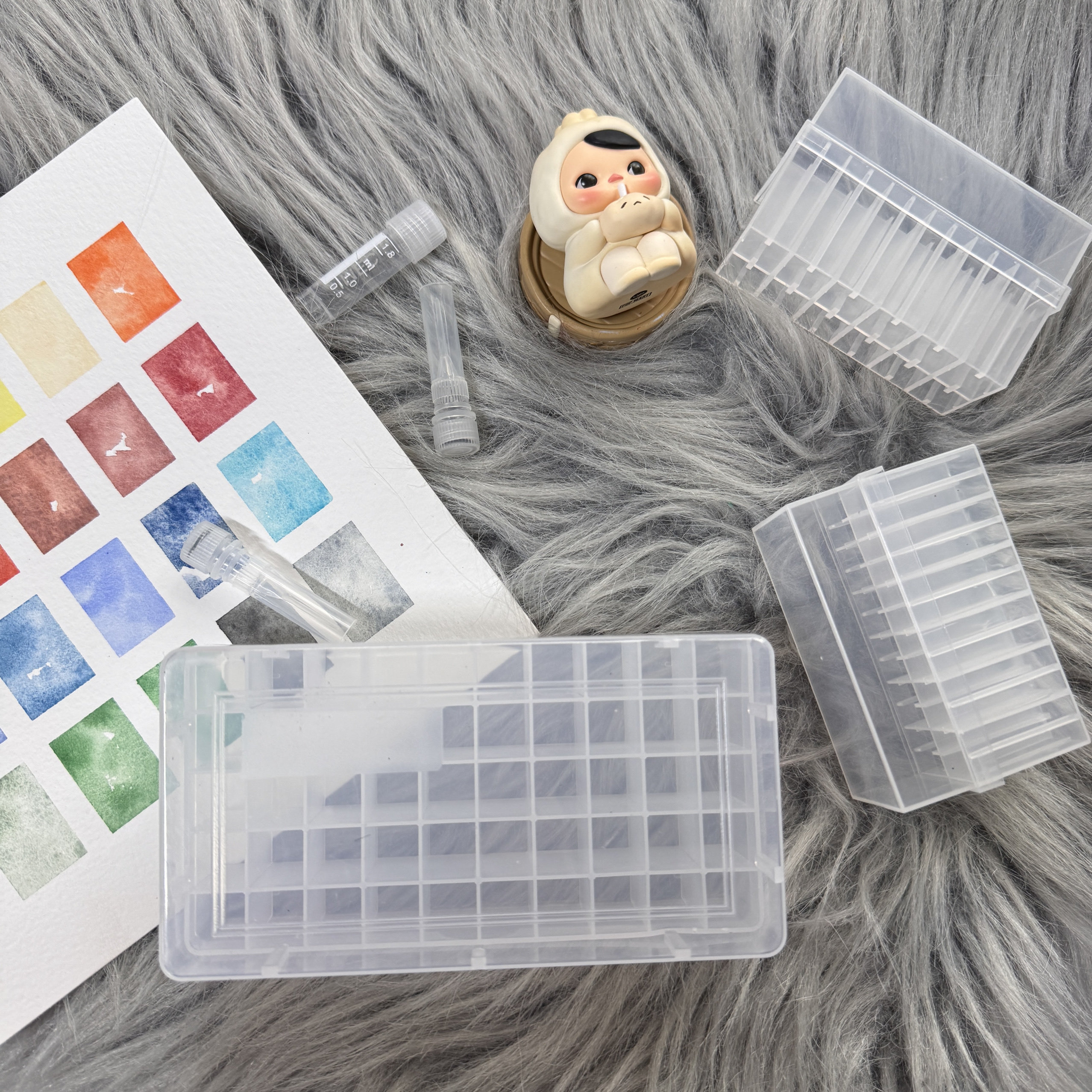 丙烯水粉密封分装瓶分装盒子塑料盒收纳盒,收纳整理,其他收纳盒,淘宝优惠券,粉丝福利购,淘宝优惠卷