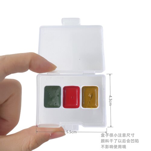 DS沉淀停产圣诞绿自选色水彩颜料