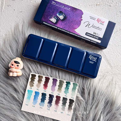 乌克兰罗莎新色水彩颜料单支自选色rosa水彩分装套装10ml
