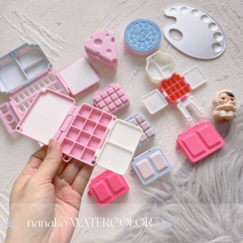 定制可爱卡通3d打印水彩盒