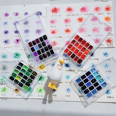 色系分装水彩M.Graham