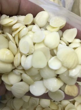 新货光中杏仁南北杏甜生杏仁片原味烘焙脱皮杏煲杏仁露去苦500g包