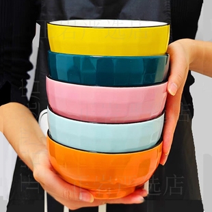 一人一个专用碗个人特别漂亮的好看高级可爱一家人儿童高颜值家用