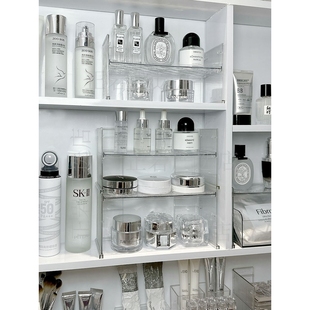 浴室柜内部收纳卫生间洗漱台洗手台整理抽屉分层免打孔镜柜门后款