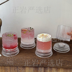 喝酒专用杯高档颜值威士忌白兰地啤酒杯古典洋酒杯转转杯解压高级