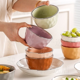 一人一个专用碗个人特别漂亮的好看高级可爱一家人儿童高颜值家用