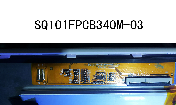 SQ101FPCB340M-03液晶显示屏 SQ101AB4EI403-39R501内屏幕