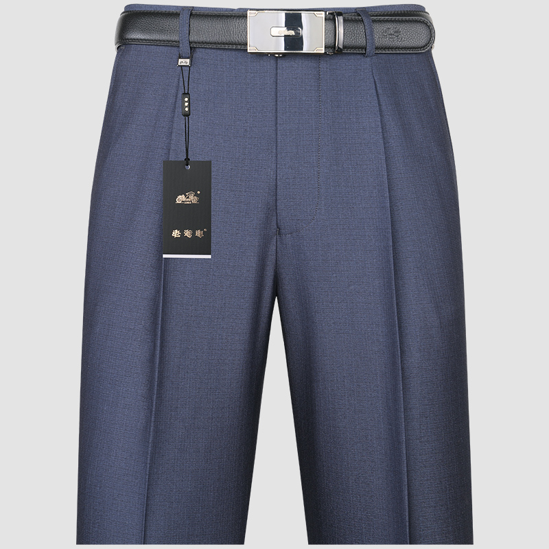 中老年西装裤老爷车秋冬厚款