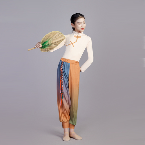 稻花香两岸舞蹈服儿童女中国舞