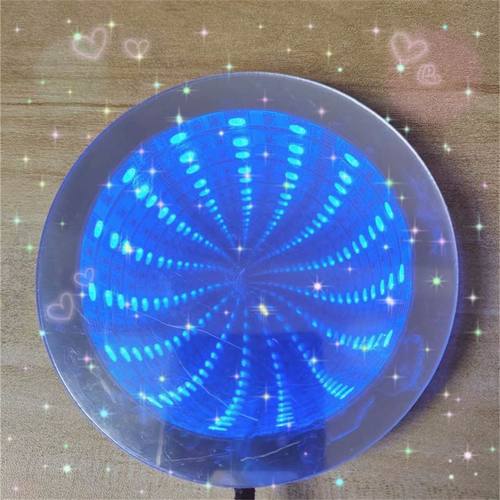 亚克力时光隧道无限延伸半反镜子