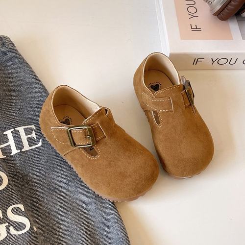 女童勃肯鞋真皮小皮鞋2025新款