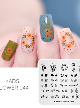 KADS美甲印花转印钢板 印花板 印花指甲油转印工具 美甲DIY