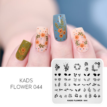 KADS美甲印花转印钢板 印花板 印花指甲油转印工具 美甲DIY
