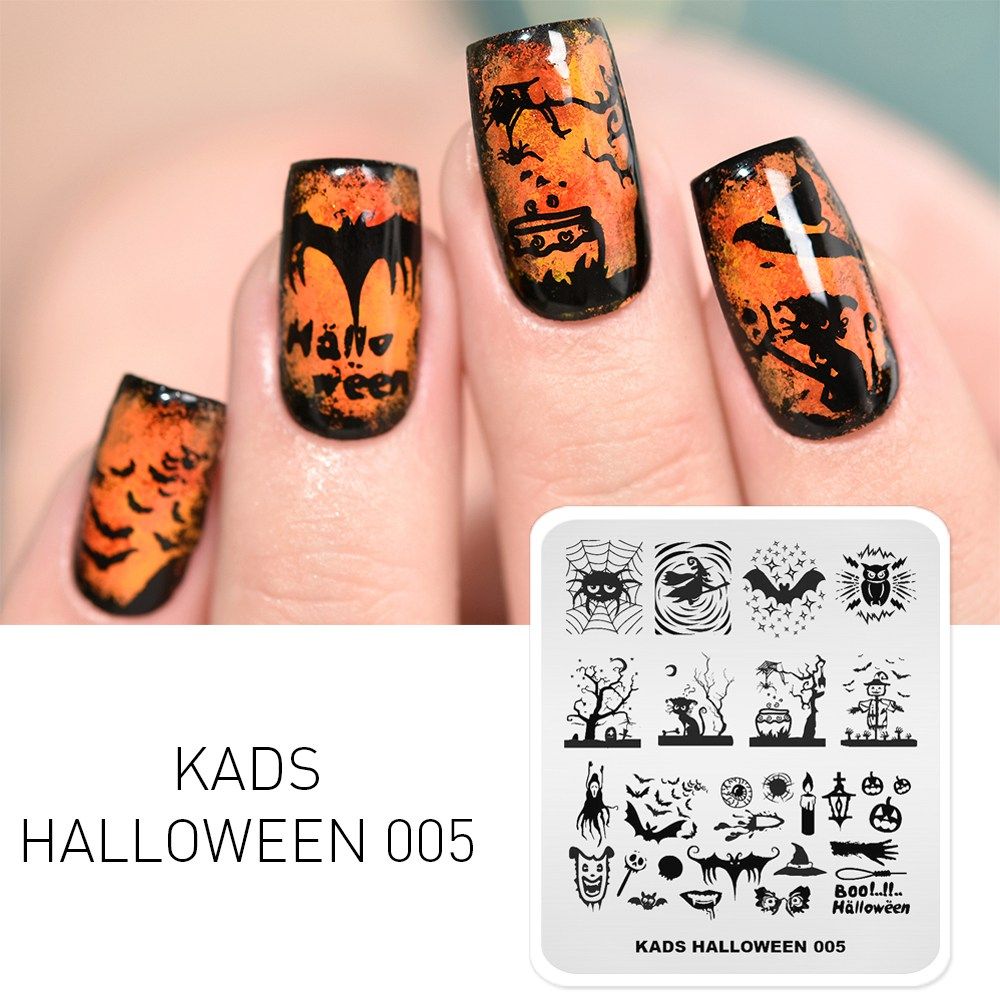 kads美甲工具万圣节印花模板