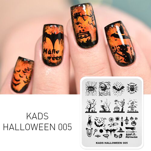 kads美甲工具万圣节印花模板