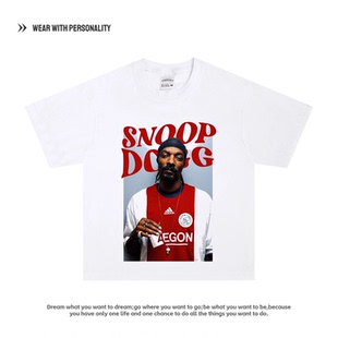 Snoop dogg狗爷美式Hip hop嘻哈复古西海岸说唱街头重磅短袖T恤男