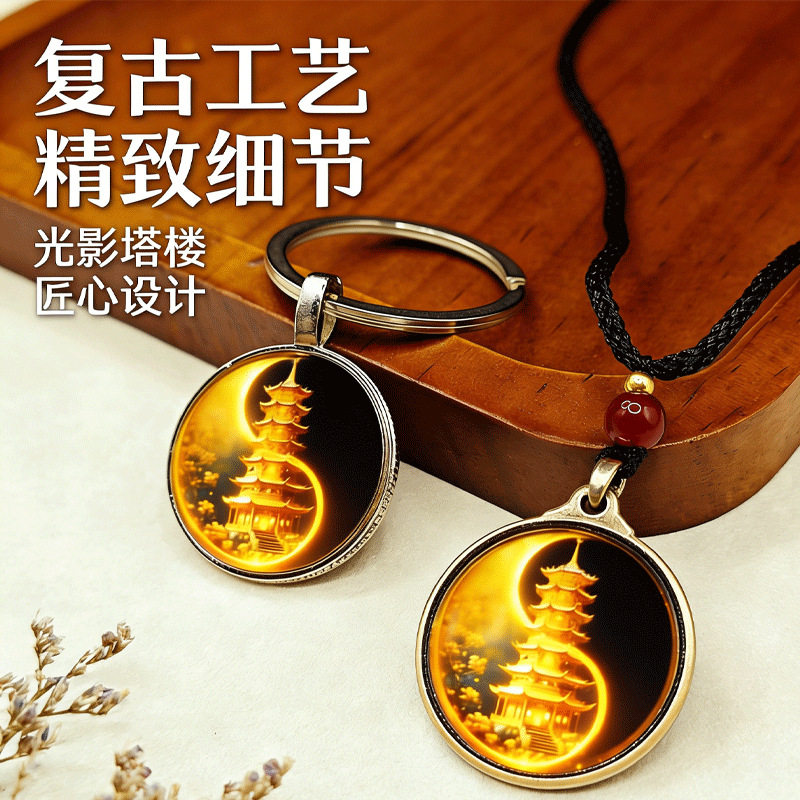 【老师推荐】金榜题名文昌帝君钥匙扣学生考试中高考吊坠夺魁挂件