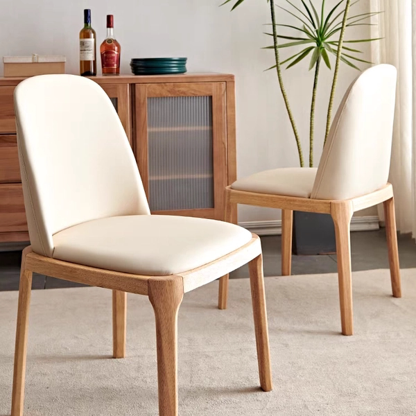 Scandinavian Solid Wood Dining Chair Pre-Assembled - Product image 2