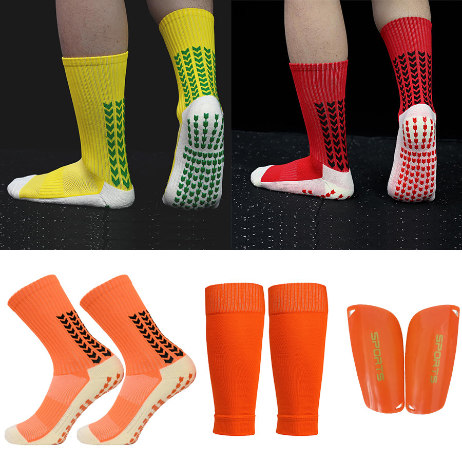 防滑足球袜成人弹性袜套护具套装