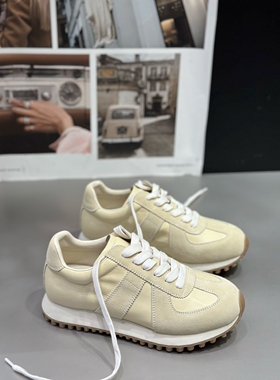 idosunyu2026新款今年流行爆款女鞋真皮德训阿甘鞋女轻便休闲鞋女