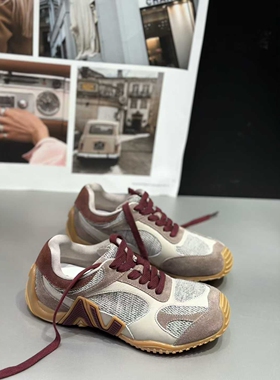 欧洲站IDO女士2025巨好看鞋子拼皮时尚休闲鞋女板鞋厚底低帮鞋女