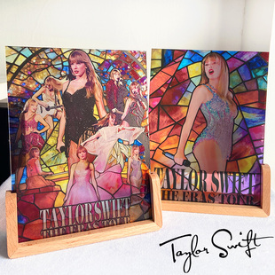 霉霉Taylor Swift 泰勒斯威夫特仿琉璃彩玻摆件周边新年生日礼物