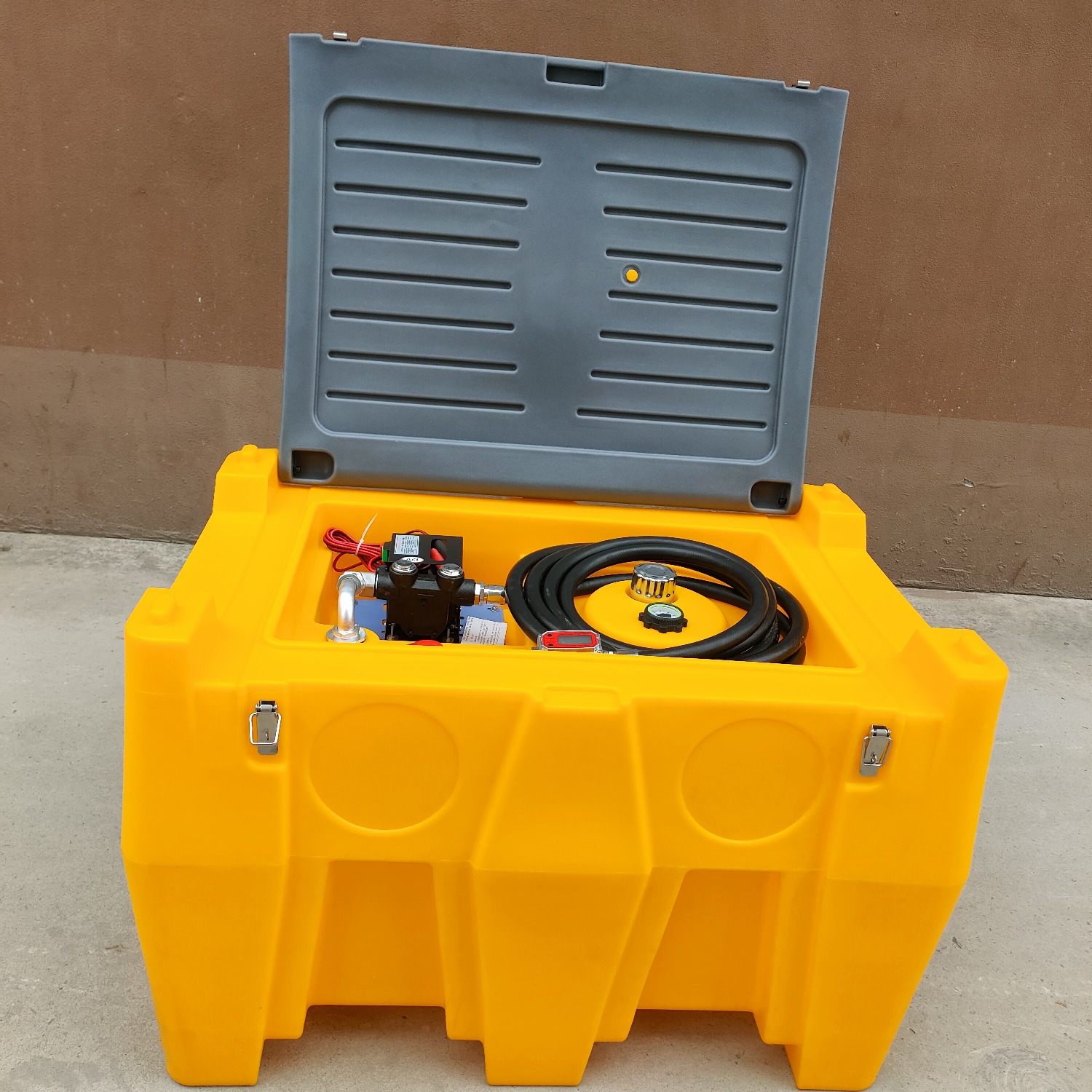 480升油桶油泵600升便携式皮卡面包车柴油计量一体机撬装加油机