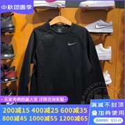 Mùa đông 2018 mới Nike nam chạy bộ cổ tròn cộng với áo len nhung thể thao AR6641-010 - Thể thao lông cừu / jumper