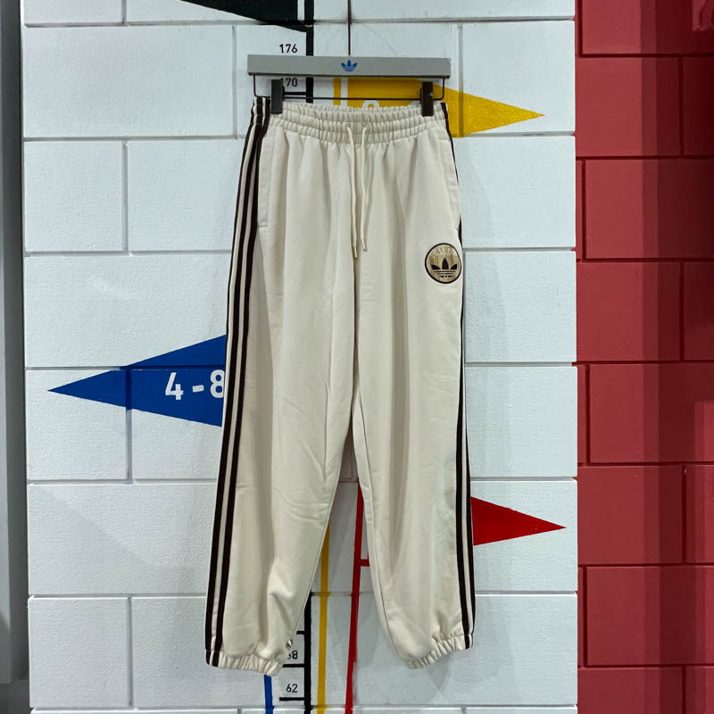正品ADIDAS阿迪达斯三叶草女裤2024冬复古学院风束脚运动裤JC6855