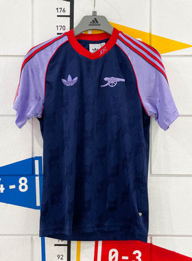 ADIDAS阿迪达斯男装2024冬新款阿森纳足球休闲运动短袖T恤 IS6505